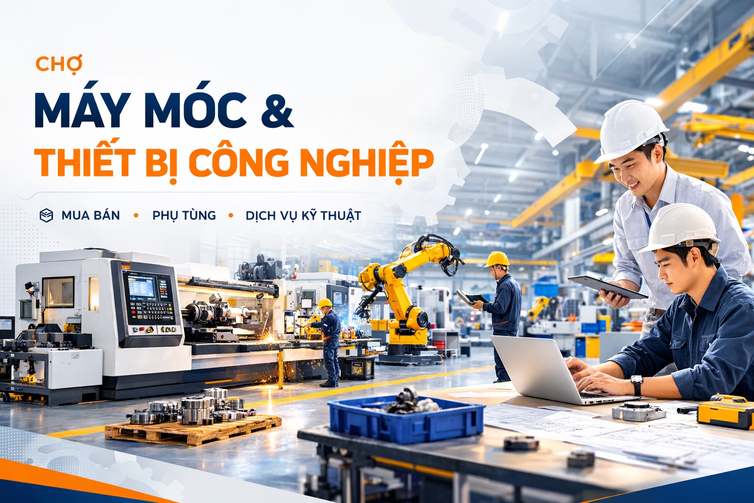 Chợ máy móc và phụ tùng